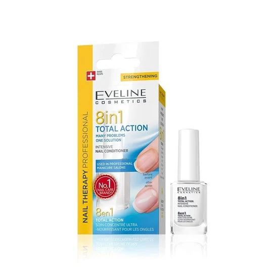Eveline Cosmetics Nail Total Action 8 En 1 12ml