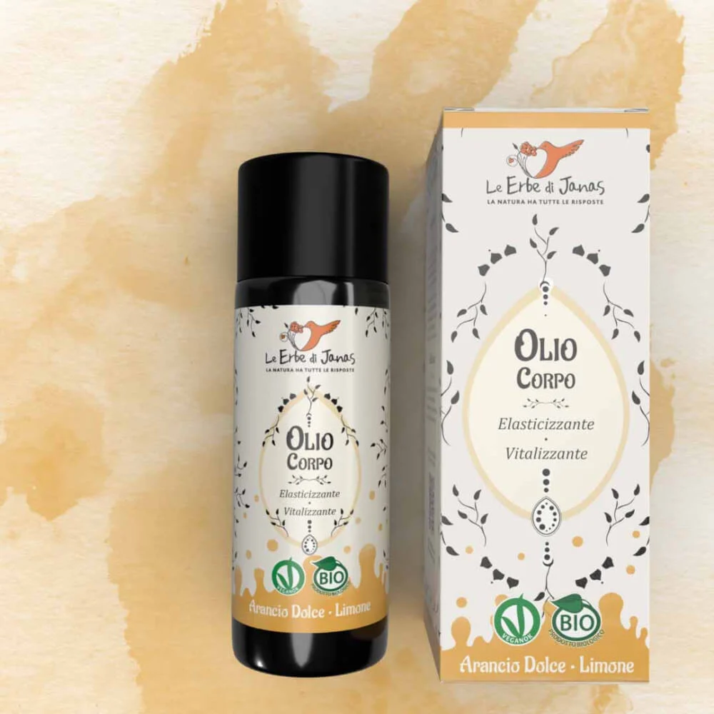 LE ERBE DI JANAS Olio Corpo Elasticizzante e Vitalizzante