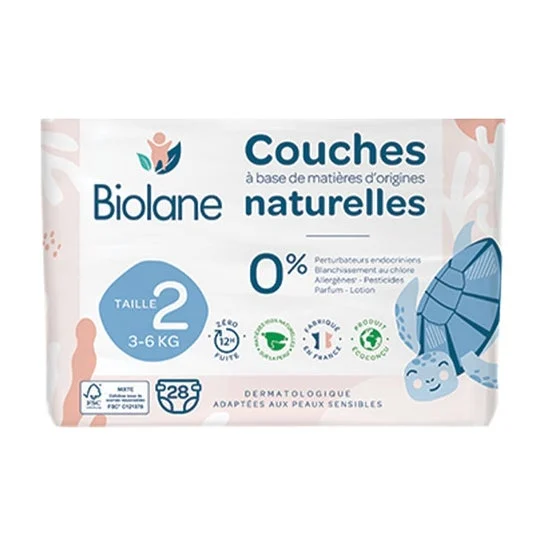Biolane Baby Diapers T2 3-6kg 28uts