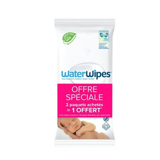 WaterWipes Toallitas Bebé 2x28uds