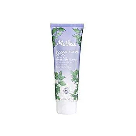Melvita Bouquet floreale Detox Detox delicato detergente Olio-Gel Biologico 125 Ml