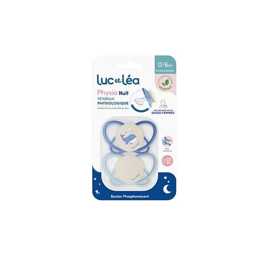 Luc Et Léa Physio Air Night Duo Chupete 0-6M P7 2uds