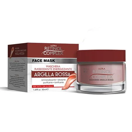MASCHERA RASSODANTE ALL’ARGILLA ROSSA ENERGIZZANTE RETINOL COMPLEX 50 ML