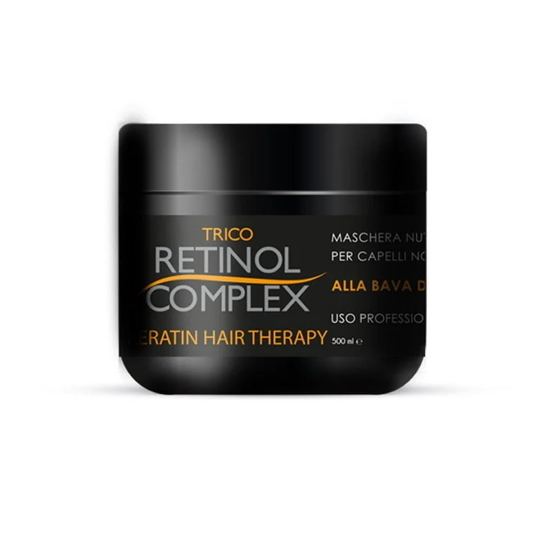 MASCHERA RISTRUTTURANTE ALLA BAVA DI LUMACA 500ml – Keratin Retinol complex