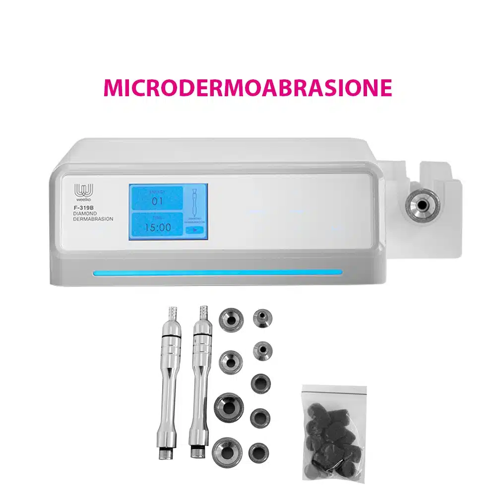 MICRODERMOABRASIONE CON PUNTE DI DIAMANTE PER CENTRO ESTETICO WEELKO F319B