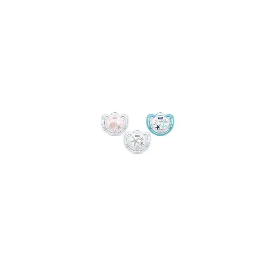 Nuk Silicone Soother Beach Time 6-18 M 1 U