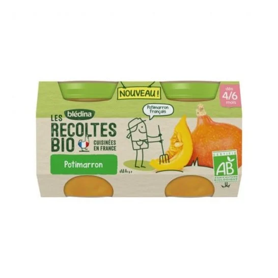 Blédina Piccola Pentola Zucca Biologica 2x130g