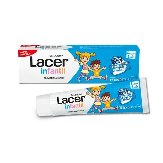 Gel alla fragola per bambini Lacer's Dental 75ml