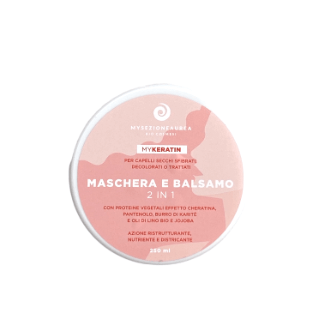MY SEZIONE AUREA My Keratin – Maschera e Balsamo 2 in 1