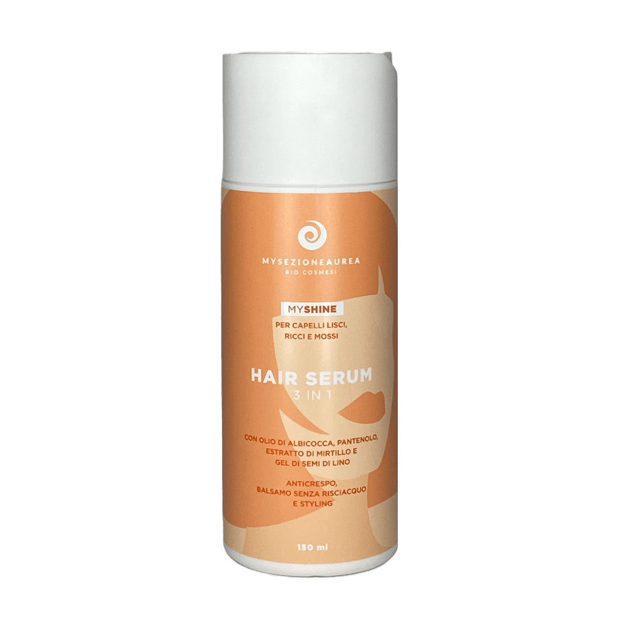 MY SEZIONE AUREA My Shine – Hair Serum 3 in 1 Anticrespo, Balsamo Senza Risciacquo e Styling