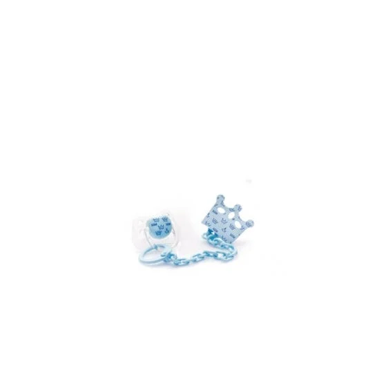 Acofarbaby Catena & Succhietto Simetric Silicone Blu 6-12M