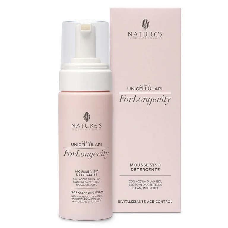 NATURE’S Acque Unicellulari For Longevity – Mousse Viso Detergente