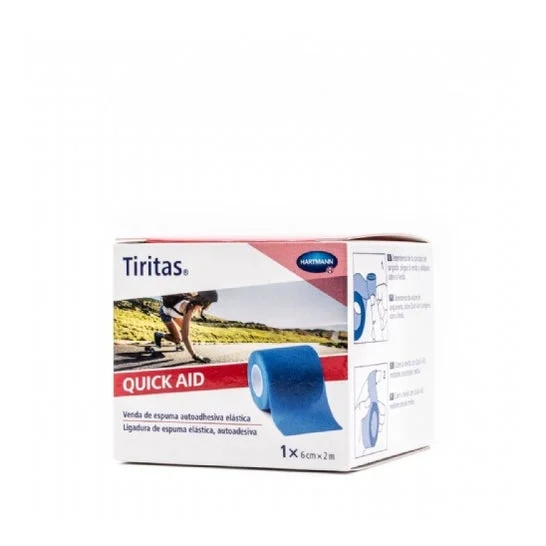 Tiritas Quick Aid Benda Schiuma Autoadesiva El 6cmx2m Bl 1 Unità
