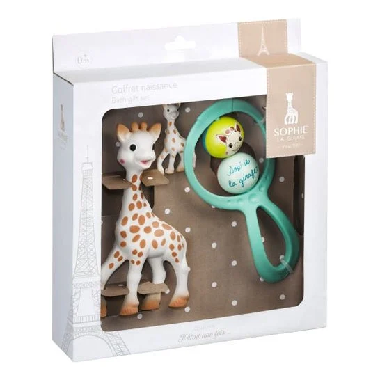 Sophie la Girafe Sonajero Llavero Juguete Set