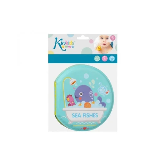 Kiokids Libro da Bagno Sea Fishes 1 Unità