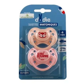 Dodie Chupete Anatómico Panda 6M+ A102 2uds