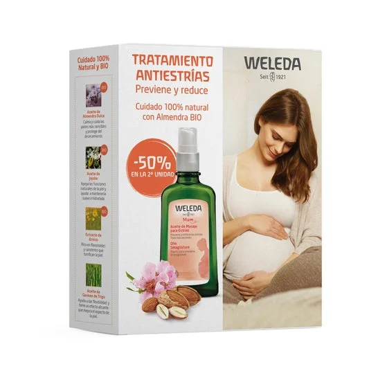 Weleda Smagliature Weleda Olio da massaggio 100ml set di 2