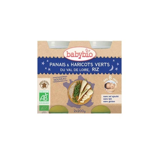 Babybio Buono/Notte Pastinaca/Riso 2X200g