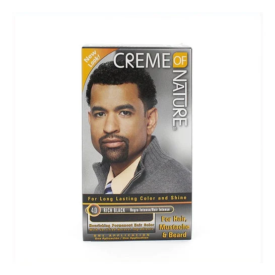Creme Of Nature Mens Tintura Capelli 4.0 Rich Black 1 Unità