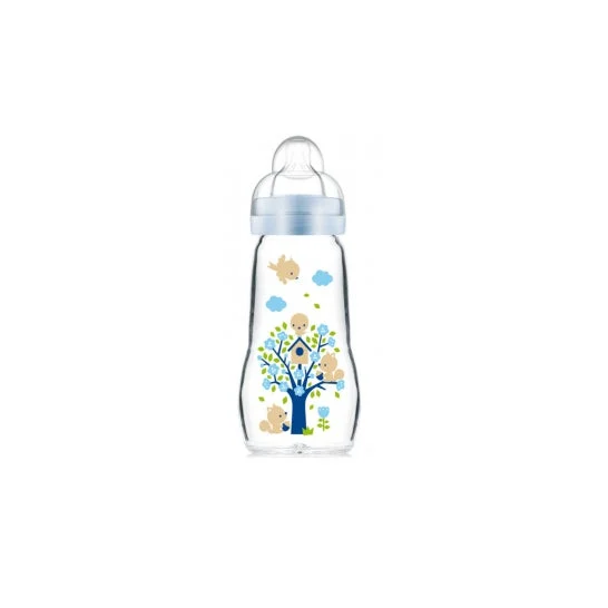 Mam bottiglia di vetro blu 2 mesi e + Dbit 2 bottiglia 260 ml di vetro 2 Dbit