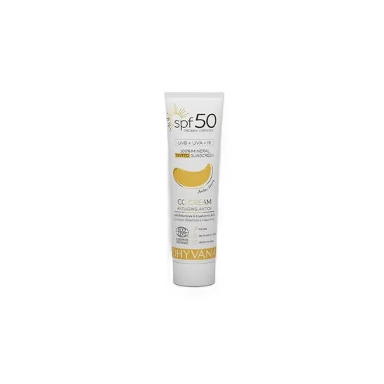 Dhyvana CC Cream 100% Mineral Amber Honey SPF50 50ml