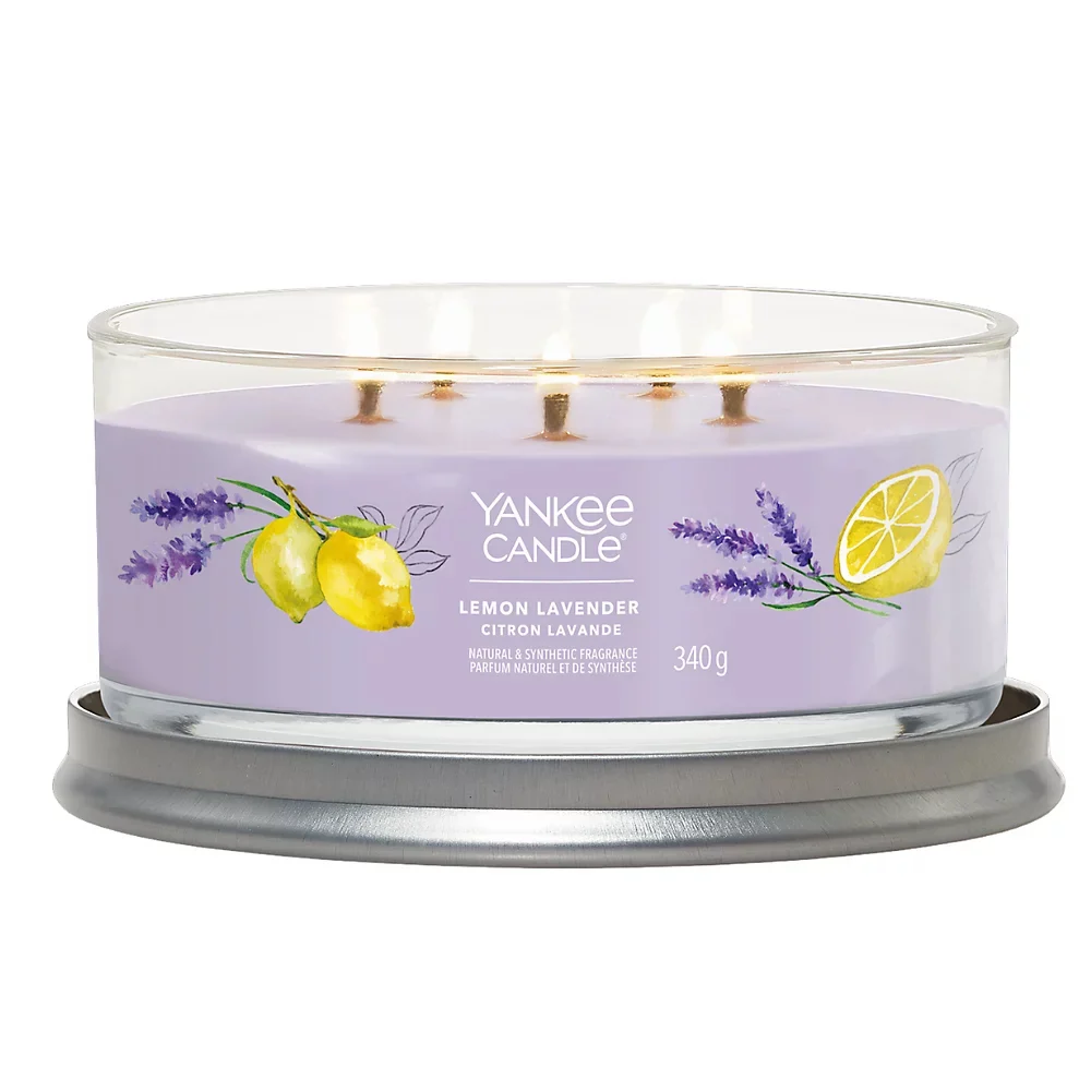 Yankee Candle Candela Signature Bicchiere (limone con lavanda) - 340,0 g