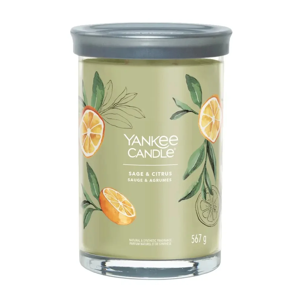 Yankee Candle Candela Tumbler Sage & Citrus Signature ( salvia e agrumi ) - 567,0 g
