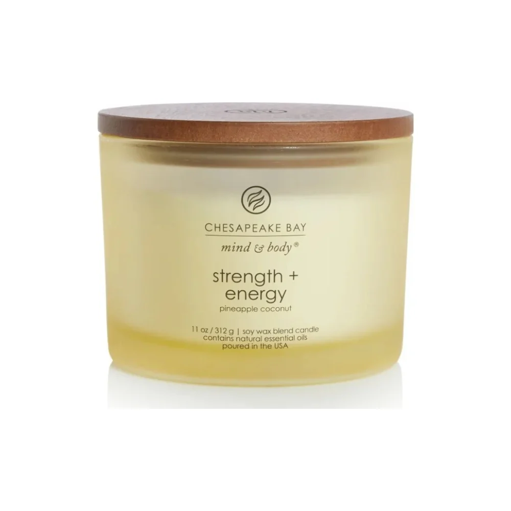 Chesapeake bay candle Strength & Energy Candela (tre stoppini) - 312,0 g