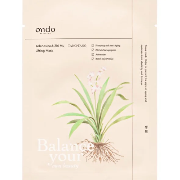 ONDO BEAUTY 36.5 Adenosine & Zhi Mu Lifting Mask Tang-Tang
