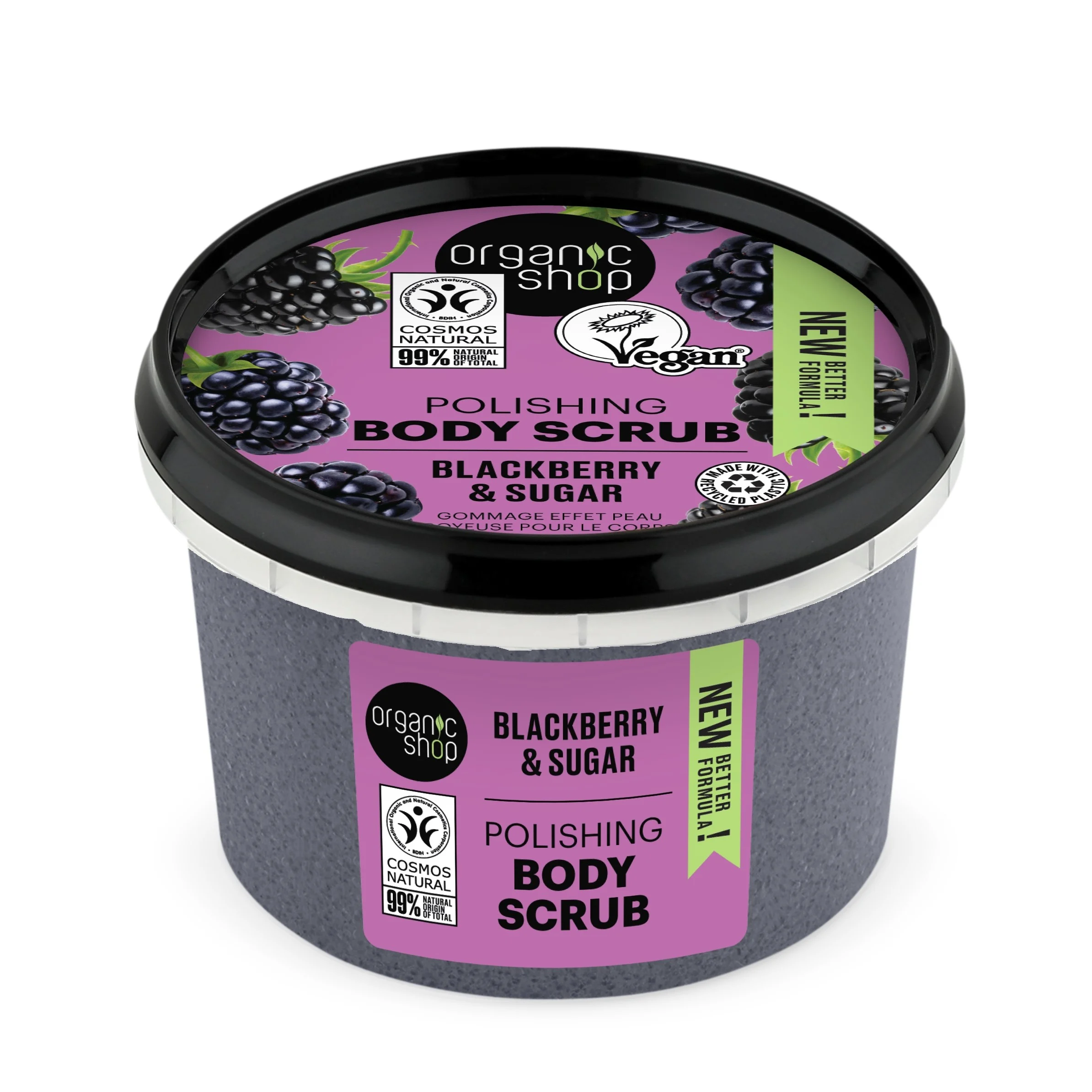ORGANIC SHOP Blackberry & Sugar – Polishing Body Scrub