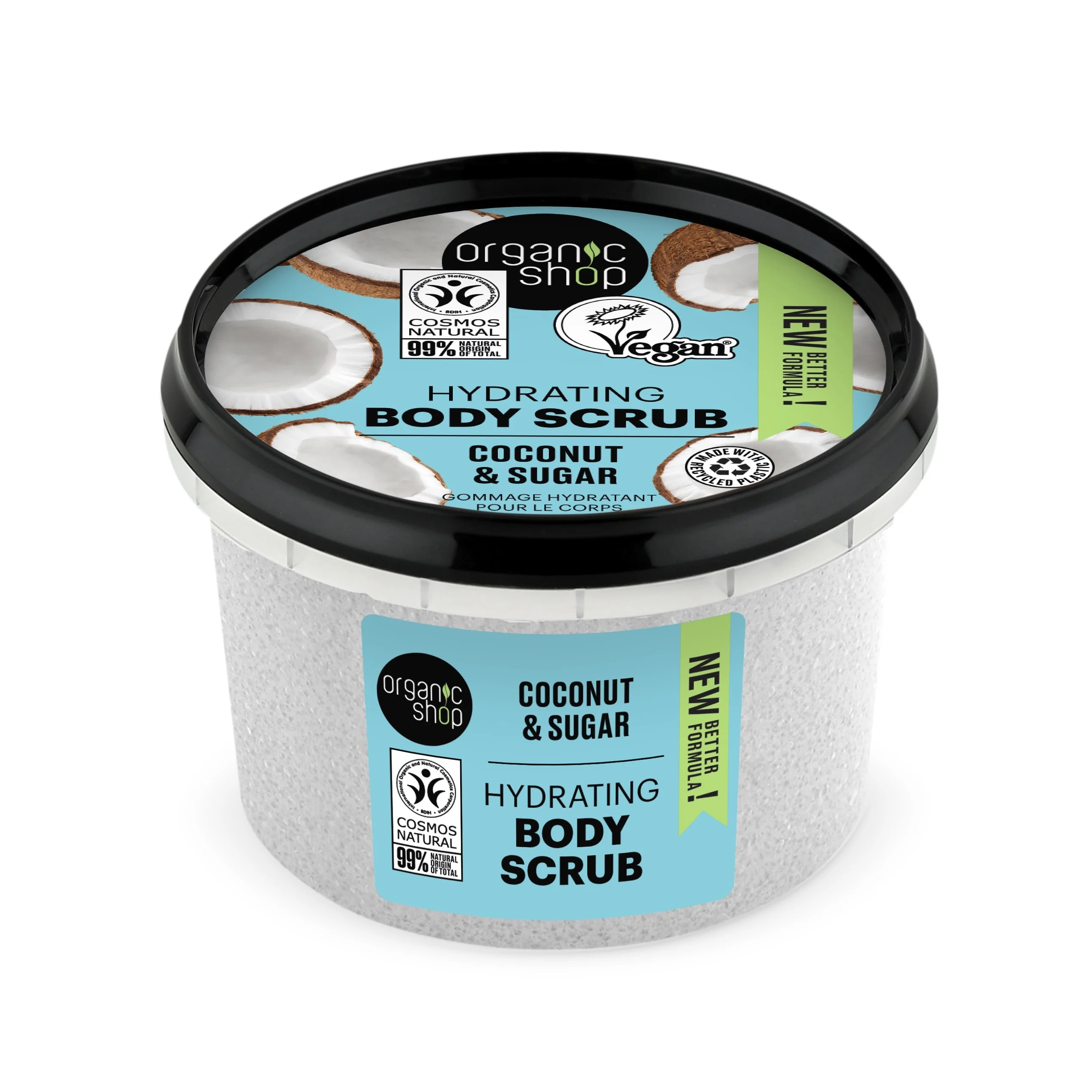 ORGANIC SHOP Coconut & Sugar – Hydrating Body Scrub