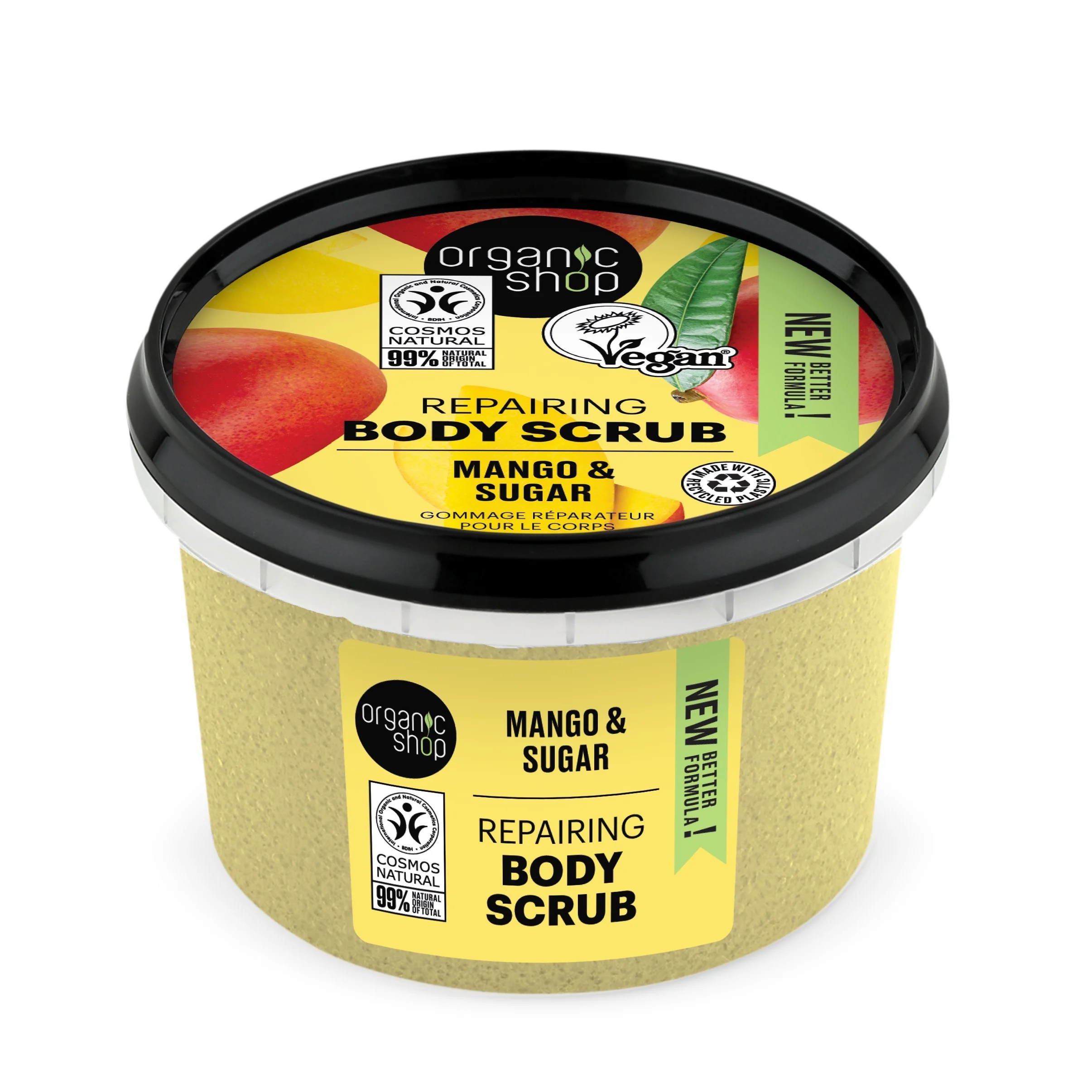 ORGANIC SHOP Mango & Sugar – Repairing Body Scrub