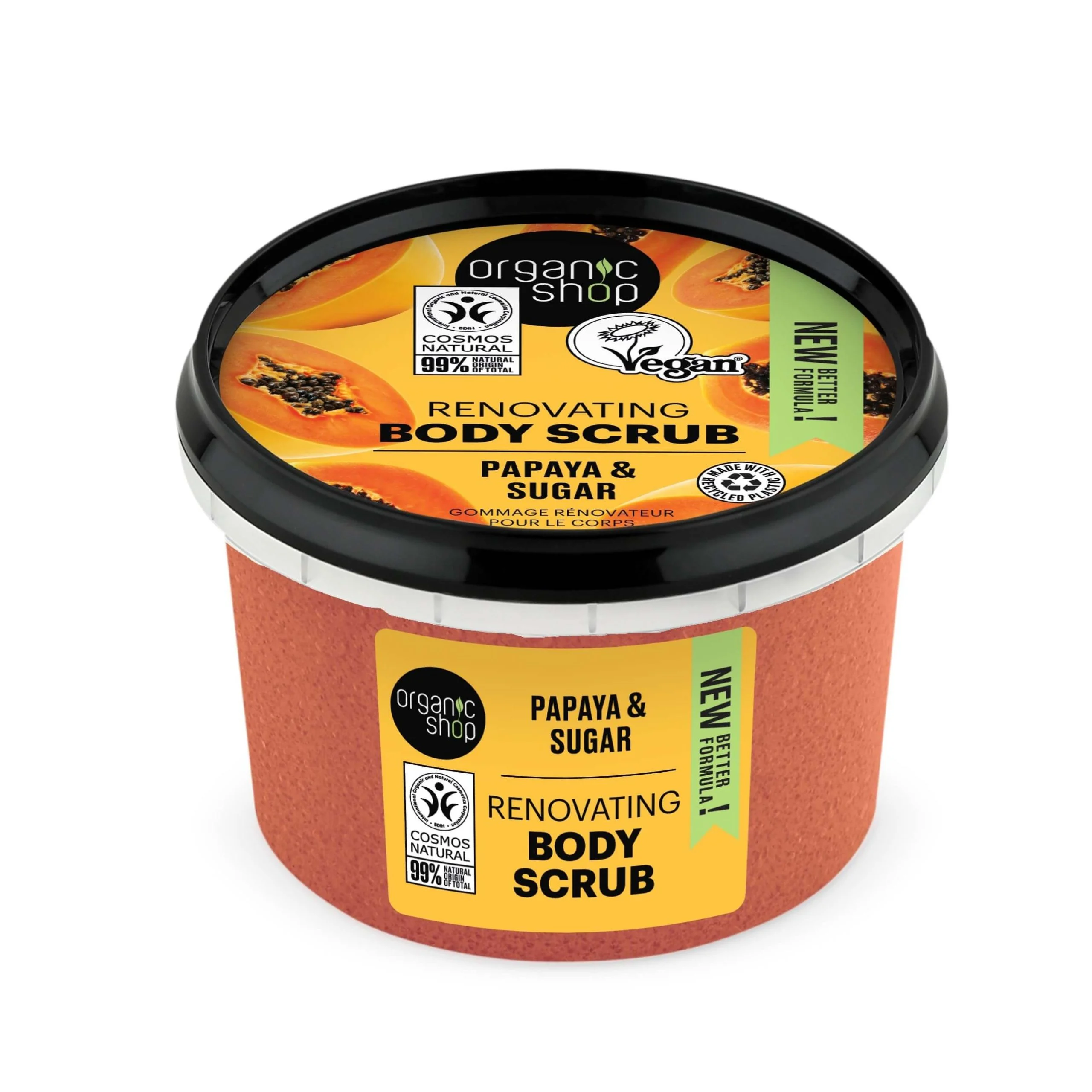 ORGANIC SHOP Papaya & Sugar – Renovating Body Scrub