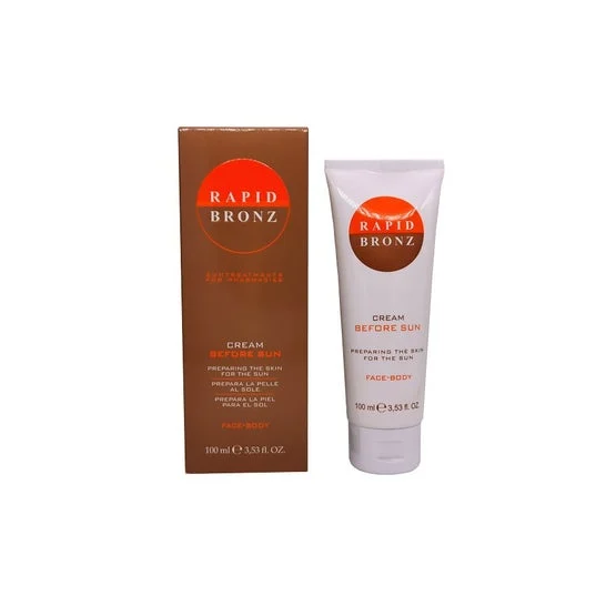 Rapid Bronz crema fluida preparadora para el sol cuerpo y cara 100ml