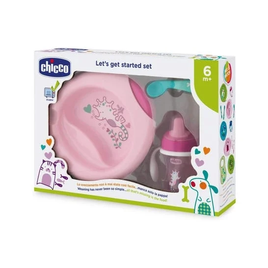 Set Cibo Chicco +6m Rosa