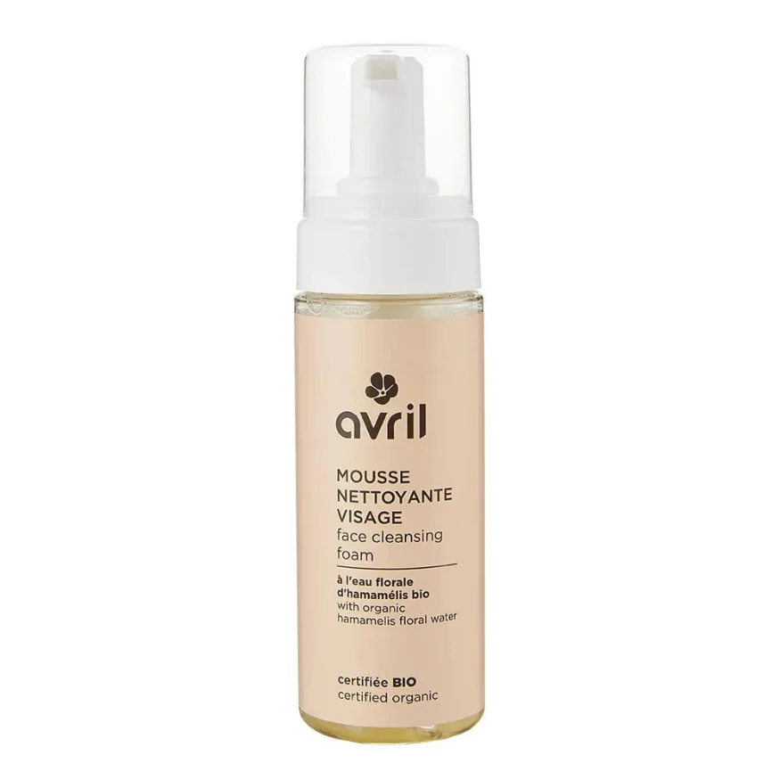 Avril Mousse detergente viso all'Acqua Florabile di Hamamelis Bio 150ml
