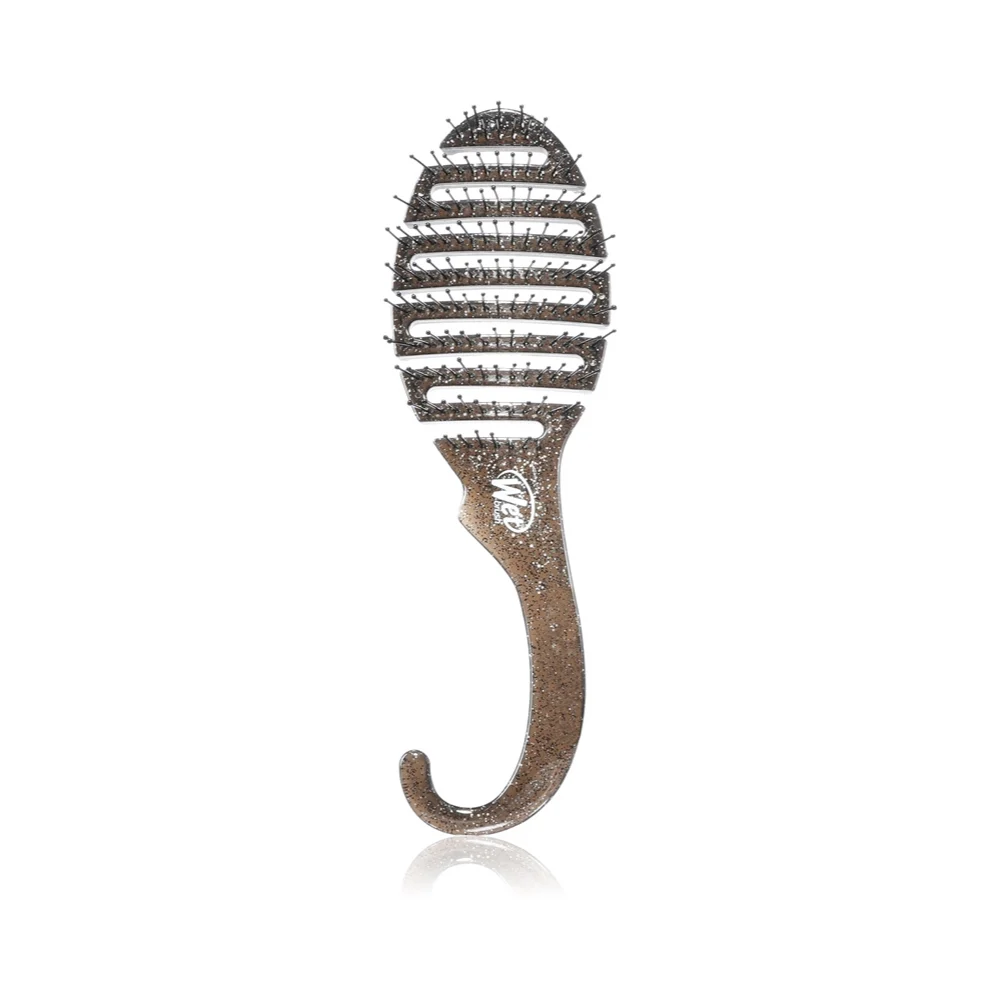 Spazzola per capelli doccia Glitter Black (Doccia Detangler)