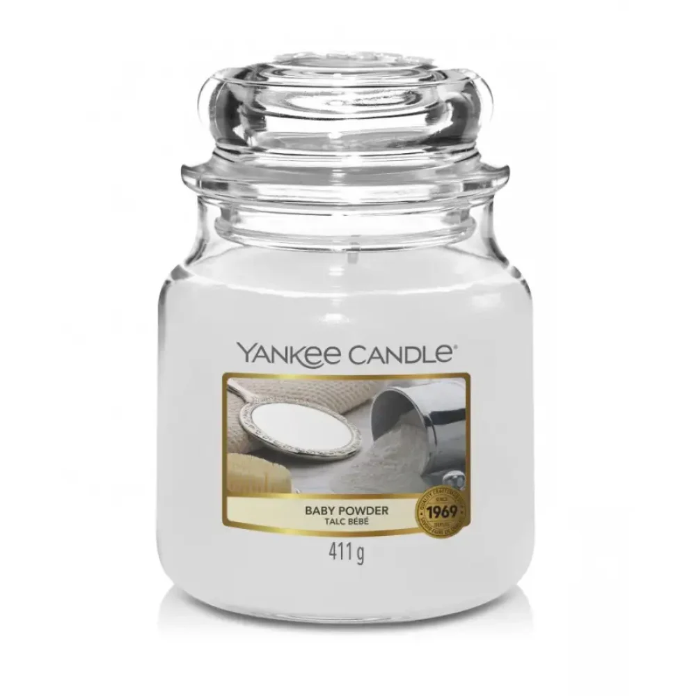 Yankee Candle Baby Powder Candela - 411,0 g