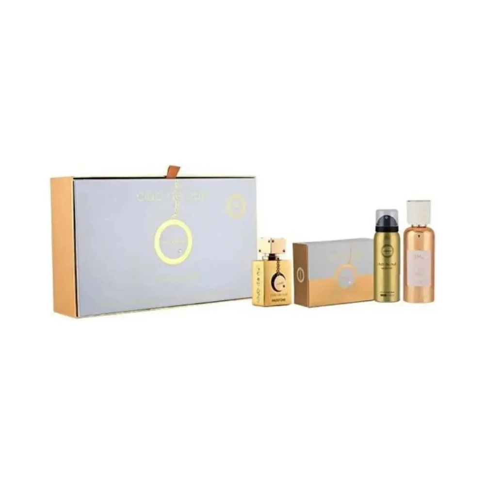 Armaf Club De Nuit Milestone Set regalo EDP 30 ml, sapone solido 130 g, spray corpo 50 ml e lacca capelli 55 ml - 30 ml