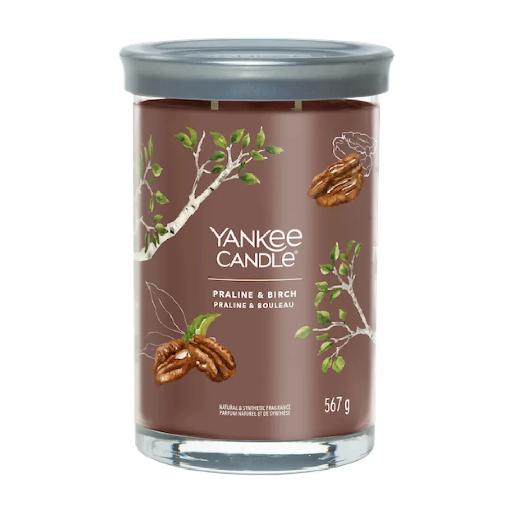 Yankee Candle Candela tumbler Praline & Birch Signature - 567,0 g