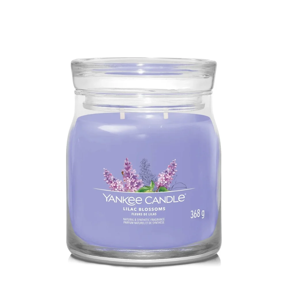 Yankee Candle Candela Signature Lilac Blossoms (fiori di lillà) - 368,0 g