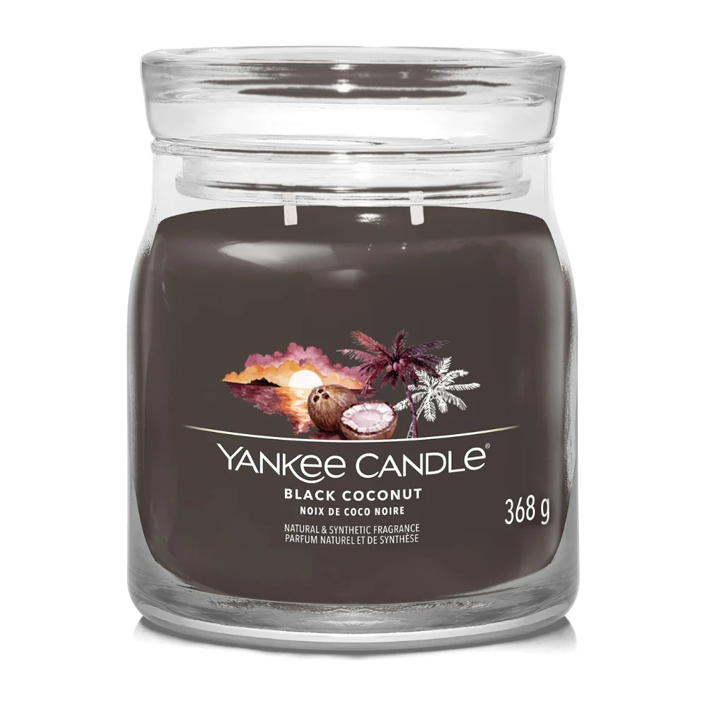 Yankee Candle Candela Black Coconut Signature (cocco nero) - 368,0 g