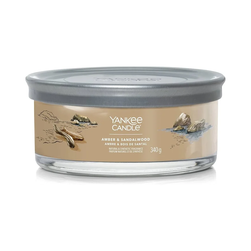 Yankee Candle Candela ambra e sandalo (ambra e sandalo) - 340g