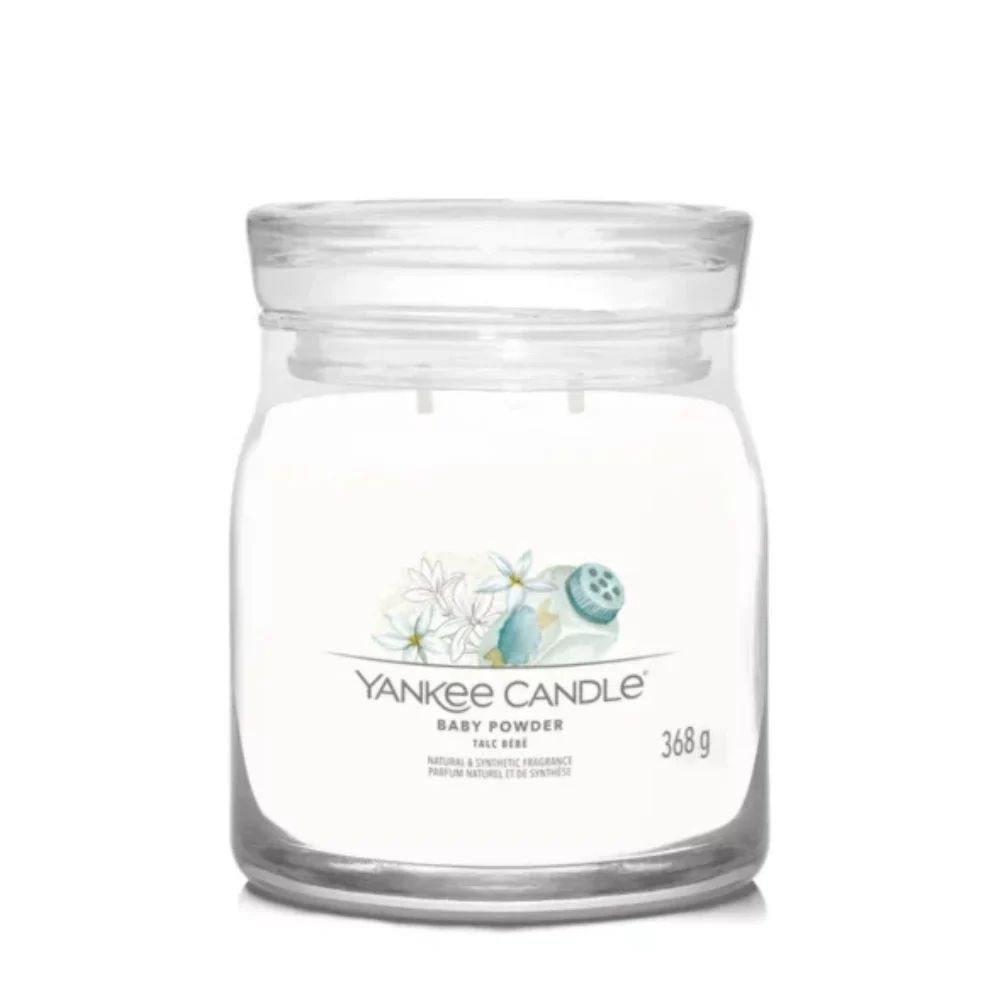 Yankee Candle Candela Baby Powder Signature (Baby Powder) - 368,0 g