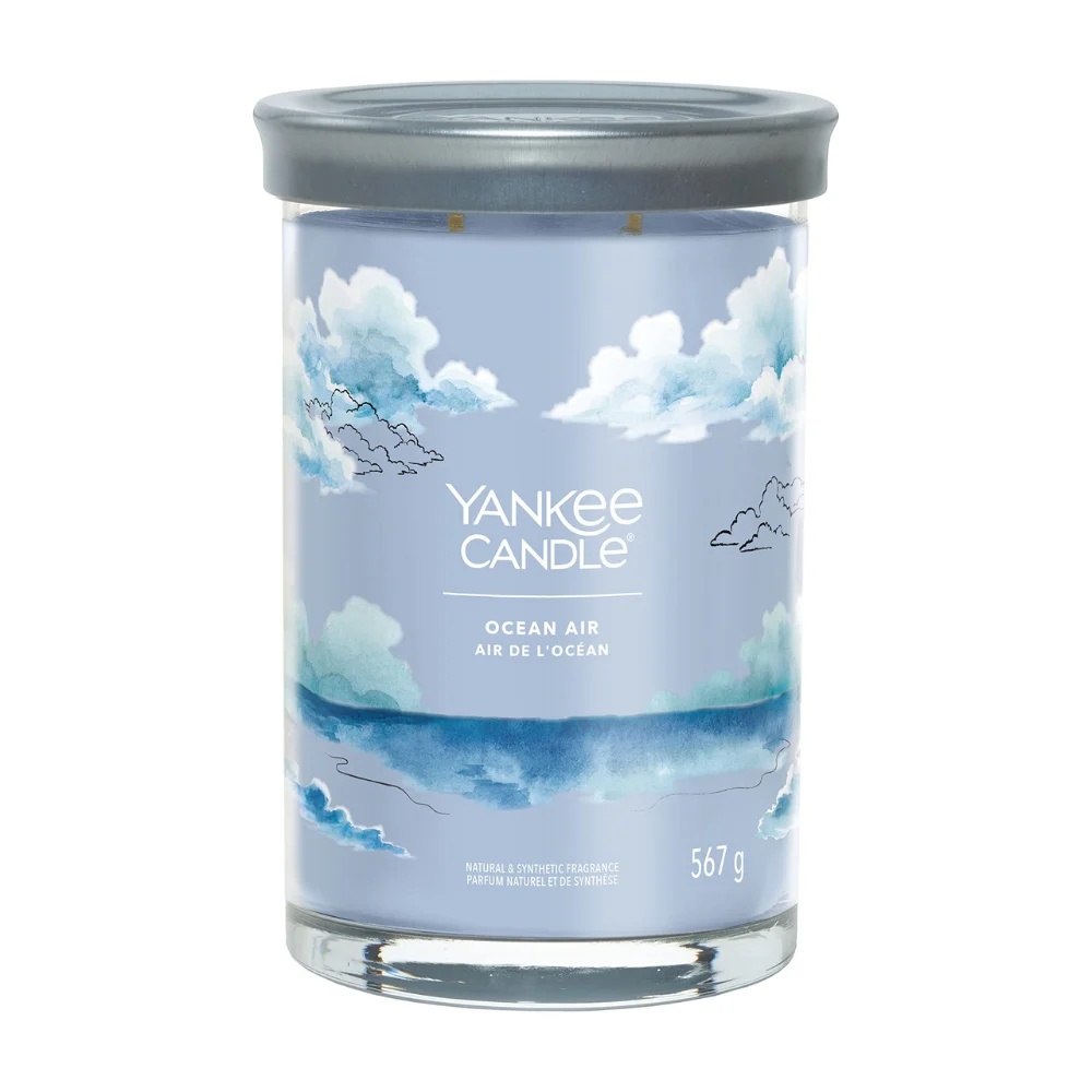 Yankee Candle Candela Tumbler Ocean Air Signature (aria di mare) - 567,0 g