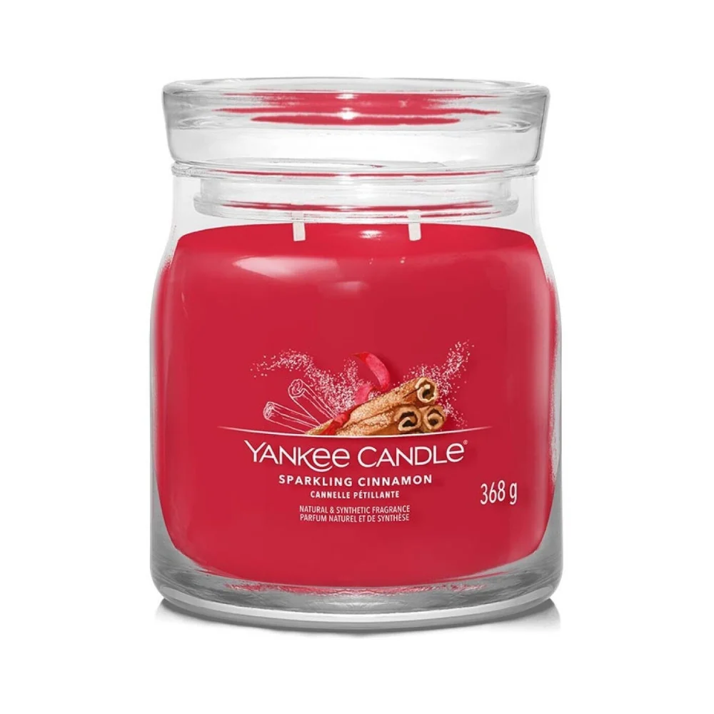 Yankee Candle Sparkling Cinnamon Signature candela- 368,0 g
