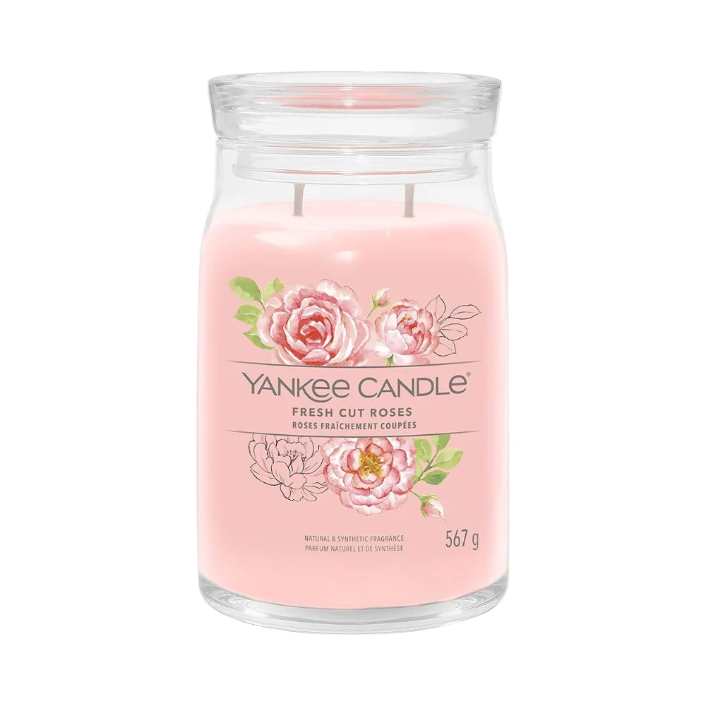 Yankee Candle Candela Tumbler Signature Fresh Cut Roses (rose fresche) - 567,0 g
