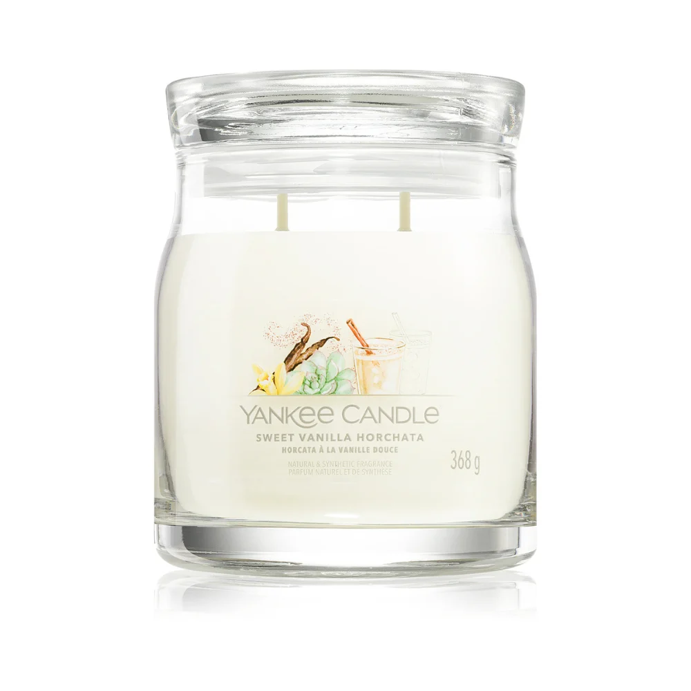 Yankee Candle Sweet Vanilla Horchata Signature (bevanda dolce alla vaniglia) - Candela profumata - 368,0 g