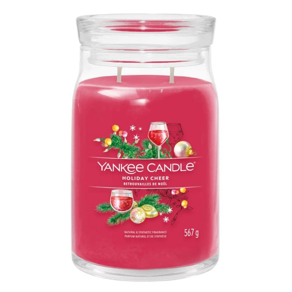 Yankee Candle Candela tumbler Holiday Cheer Signature - 567,0 g