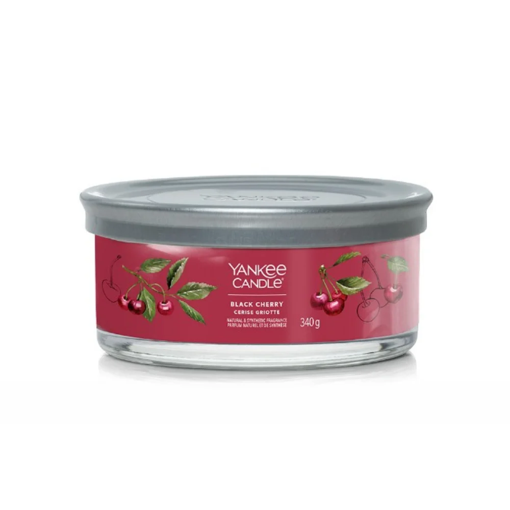 Yankee Candle Candela tumbler Black Cherry Signature - 340,0 g